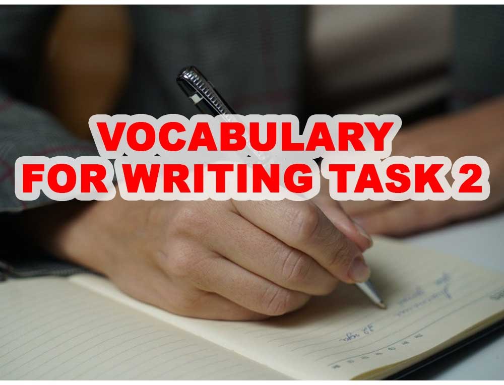 VOCABULARY FOR WRITING TASK 2
