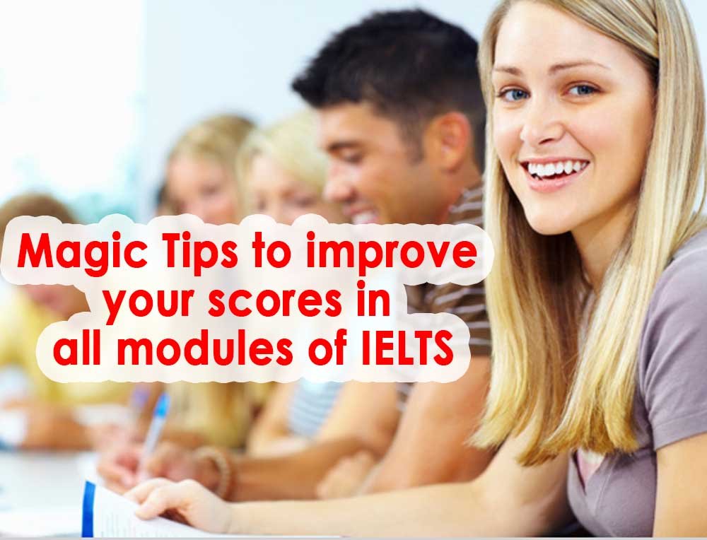 improve your scores in all modules of IELTS