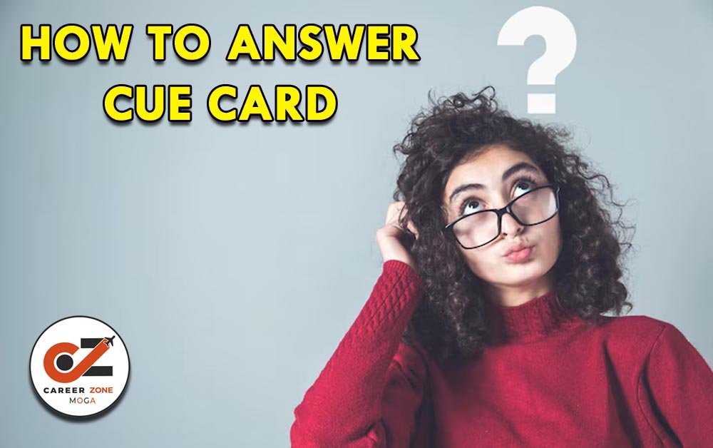 HOW TO ANSWER CUE CARD